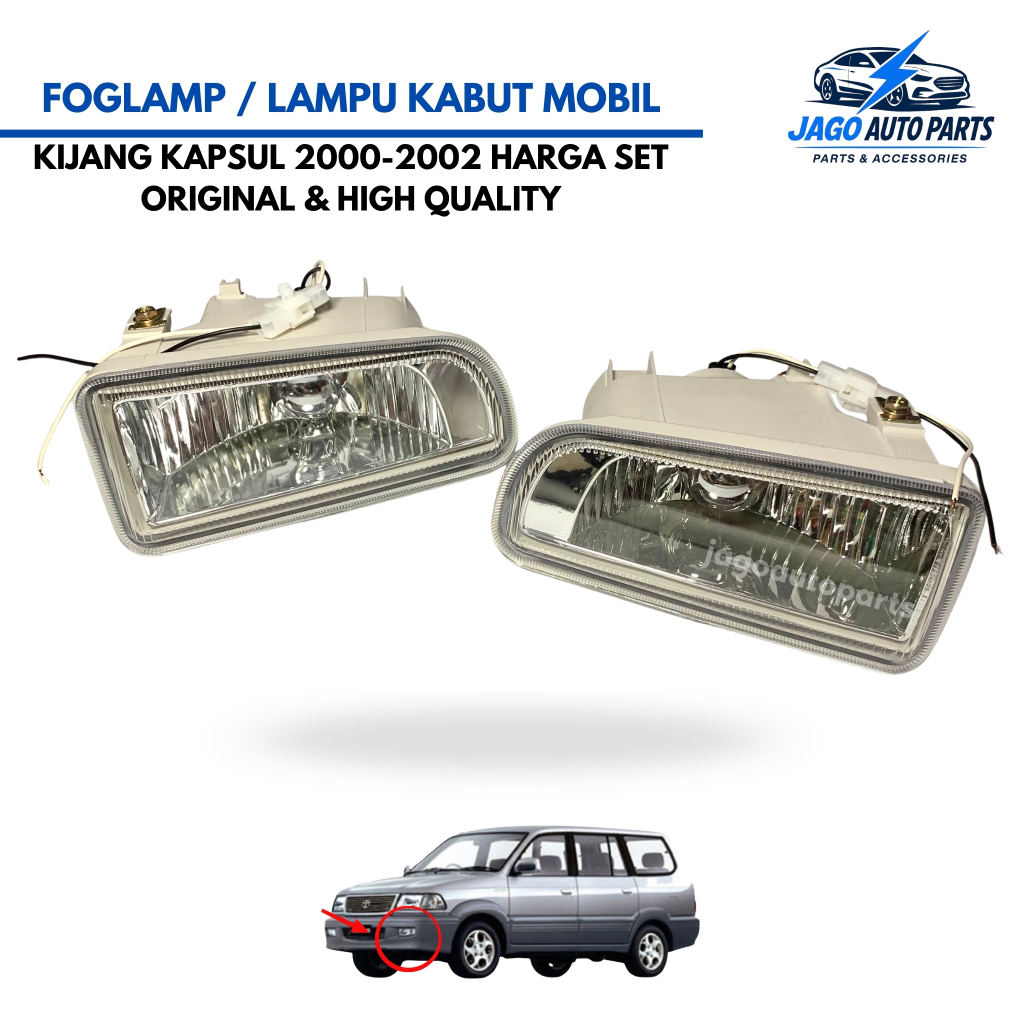Foglamp Mobil Kijang Kapsul 2000-2002 HARGA SET 2PCS ORIGINAL High Quality