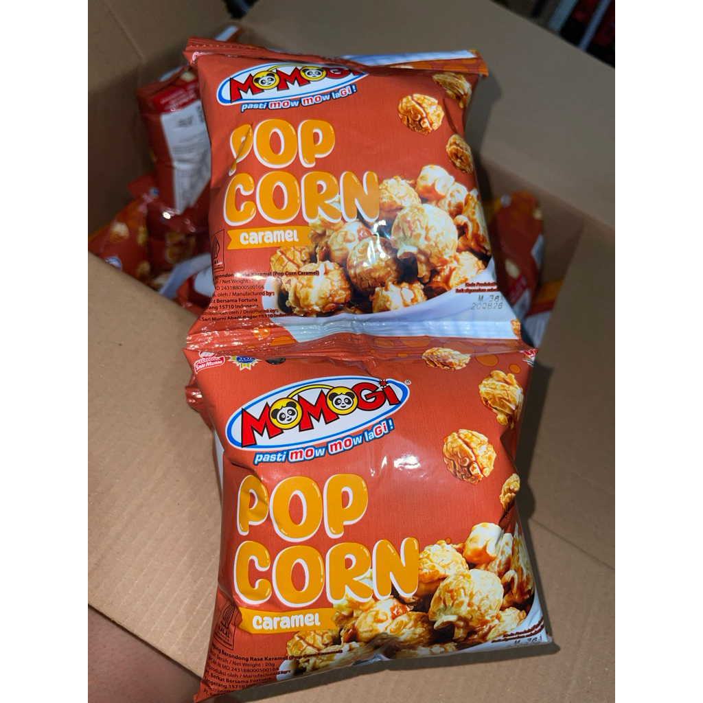 

Momogi Popcorn caramel/butter 10pcs @20gr