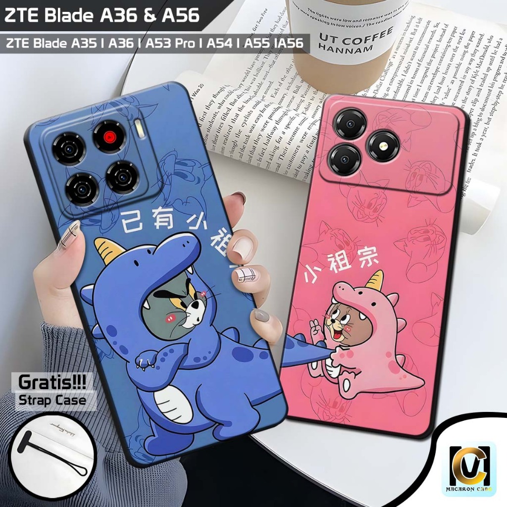 Case ZTE Blade A56 & ZTE Blade A36 Terbaru 2025 Motif Kartun | SoftCase HP ZTE Blade A56 | ZTE Blade