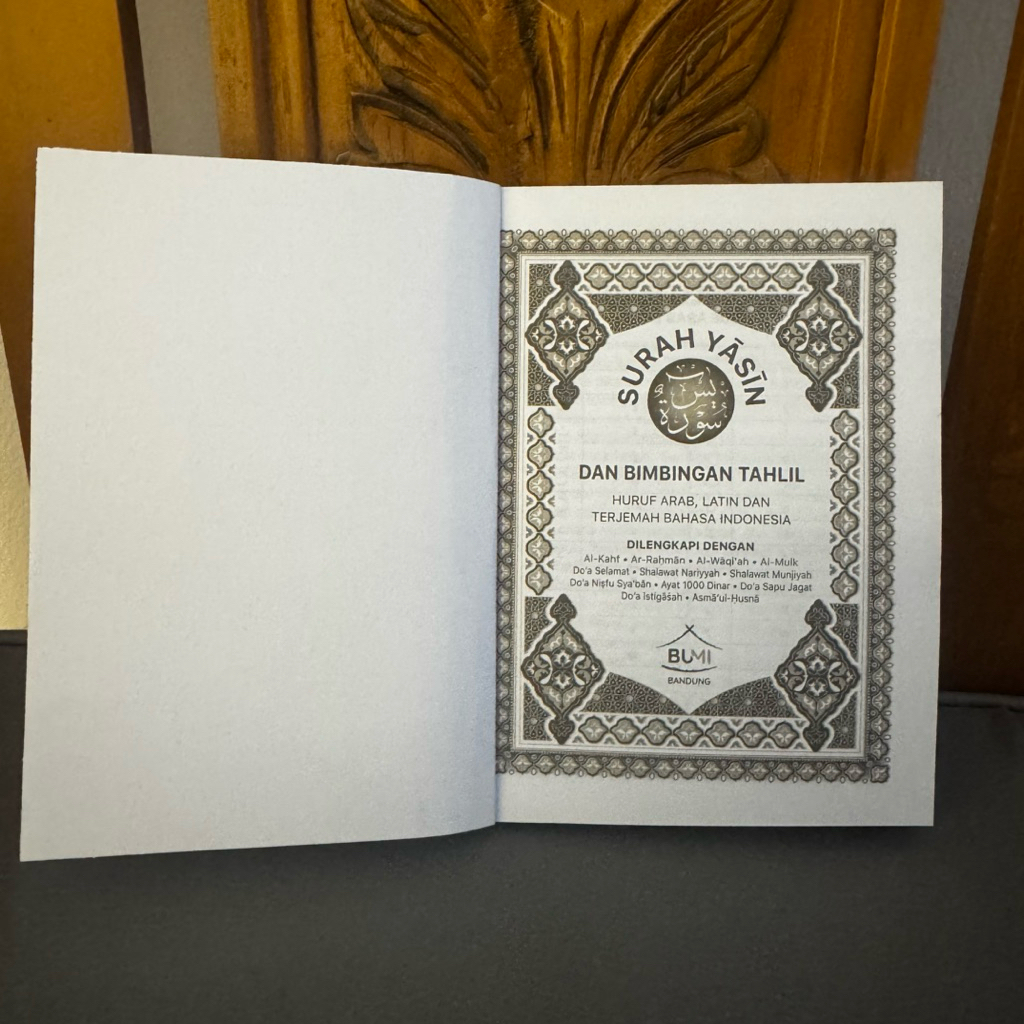 [176 HVS] Yasin dan Tahlil Premium I Buku Tanpa Cover I Sudah Potong Rapih
