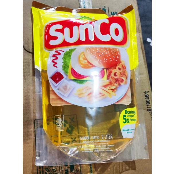 

(GROSIR / Beli Banyak Lebih Hemat) [1 Pack] Minyak Goreng Sunco 2 Liter