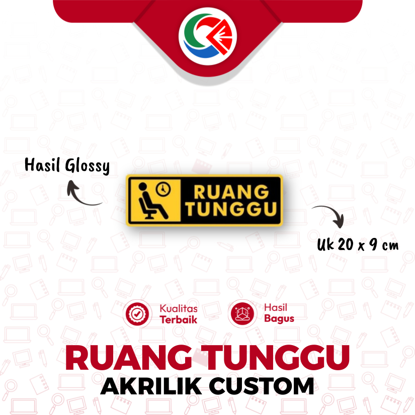 

SIGN LABEL AKRILIK RUANG TUNGGU