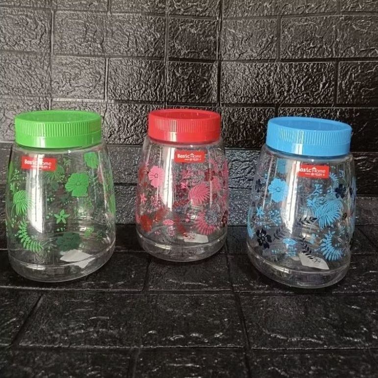 Toples Permen, Toples Gulali, Toples Tabung Plastik 1500 ml LION STAR
