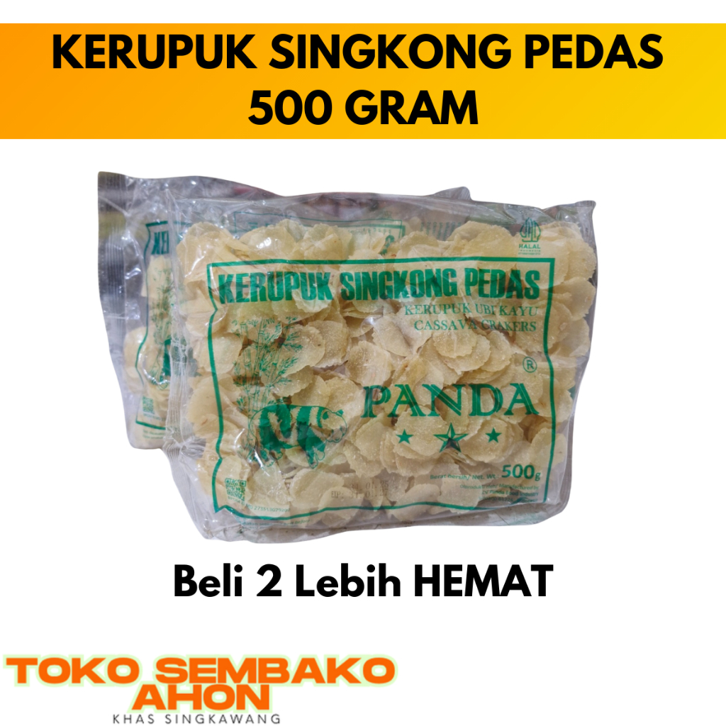 

KERUPUK SINGKONG PEDAS 500 GRAM / Kerupuk Singkong Renyah Pedas / Keripik Singkong Balado / Kerupuk Singkong Pedas Khas Kalimantan