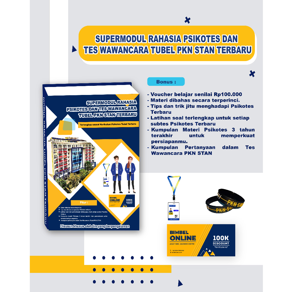 SUPERMODUL RAHASIA LULUS TES PSIKOLOGI & WAWANCARA TUBEL PKN STAN TERBARU (2025)