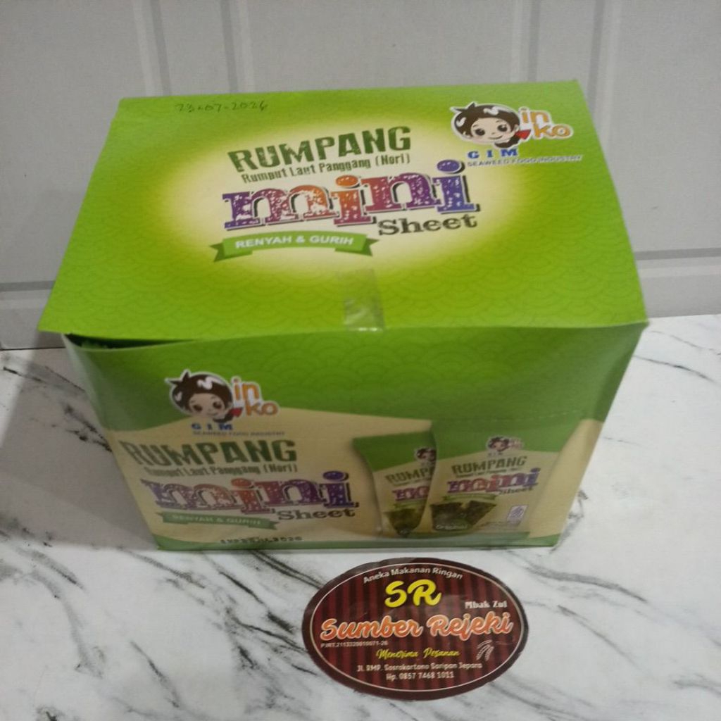 

NORI RUMPANG RASA ORIGINAL BERAT 216 GRAM