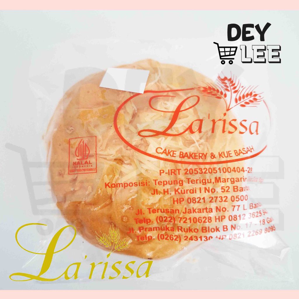 

LARISSA Roti Butter Cream Cheese per 1 pc Satuan Fresh Halal Bandung