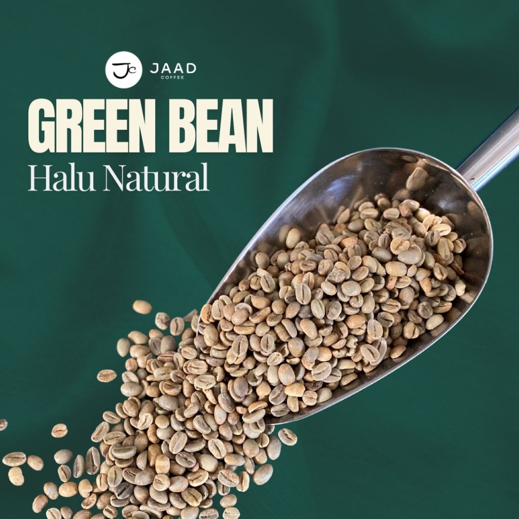 

Green Bean Arabica Halu Natural Grade 1 1kg by Jaad Coffee - Biji Kopi Mentah