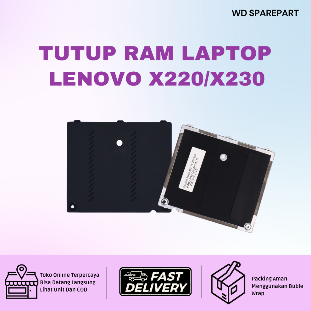 Casing Tutup RAM Lenovo ThinkPad X220 X230 | ORIGINAL BERKUALITAS