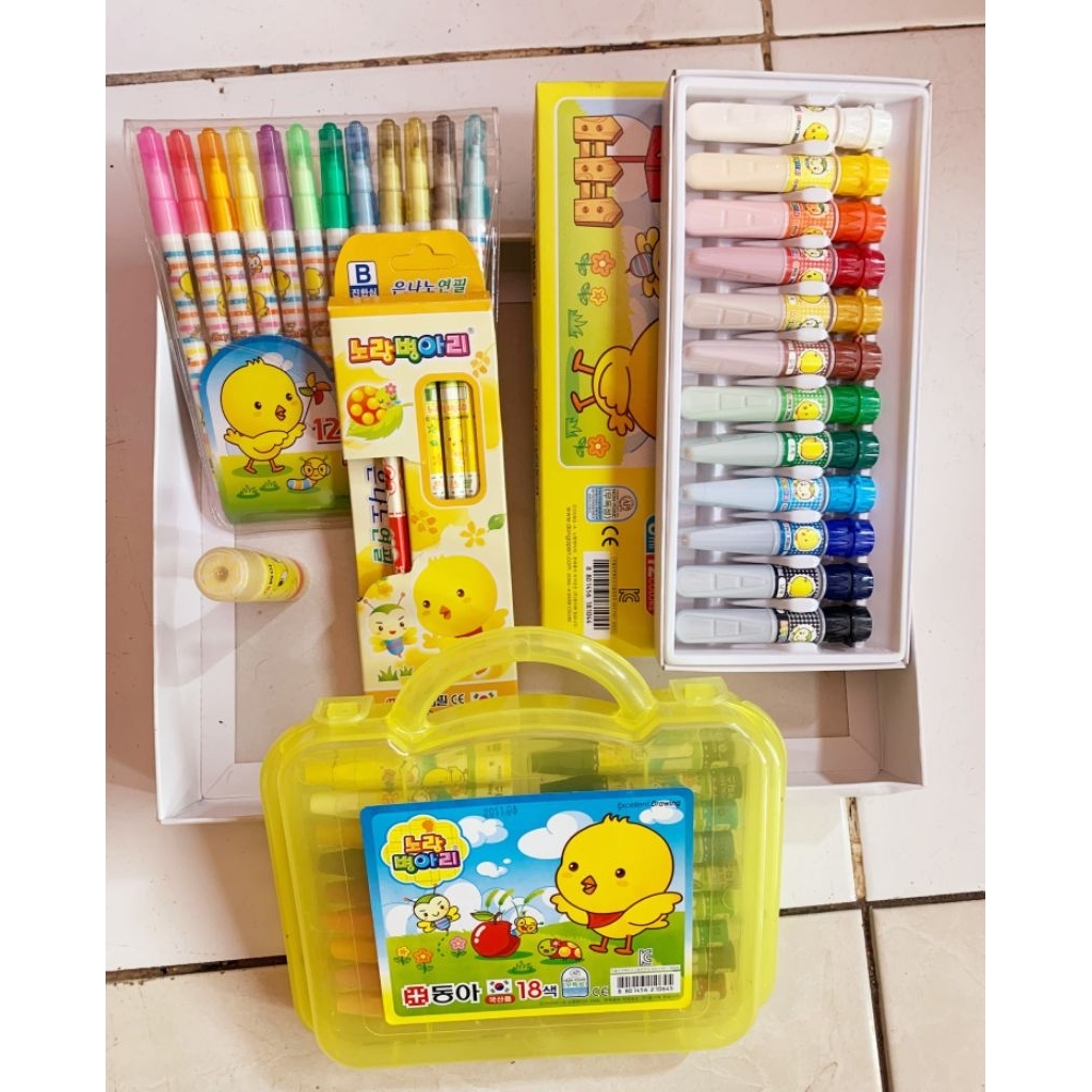 

set alat gambar dan mewarnai isi 5