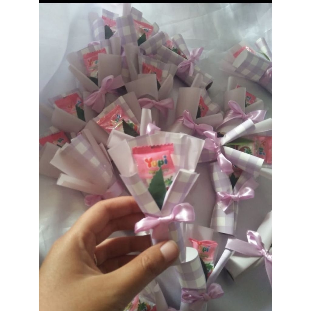

Buket Permen/Buket Mini/Buket mini sekali/minigift snack
