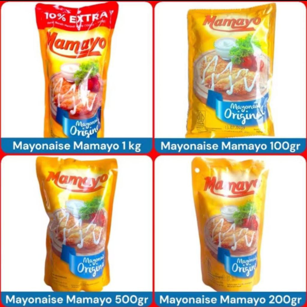 

Mamayo mayonaise original 100 gr, 200 gr, 500 gr, 1000 gr