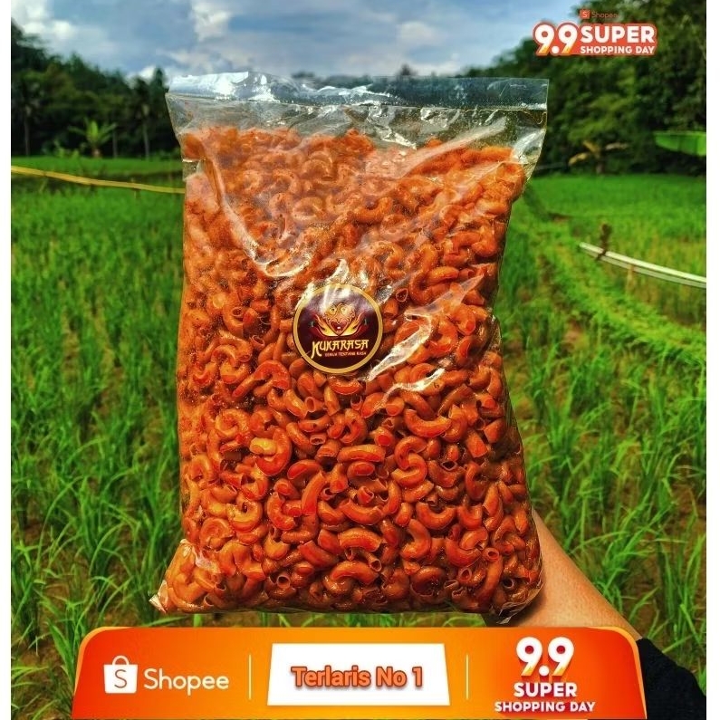 

MAKARONI VIRAL 1 KG / MAKRONI PEDAS DAUN JERUK / MAKARONI KRIUK