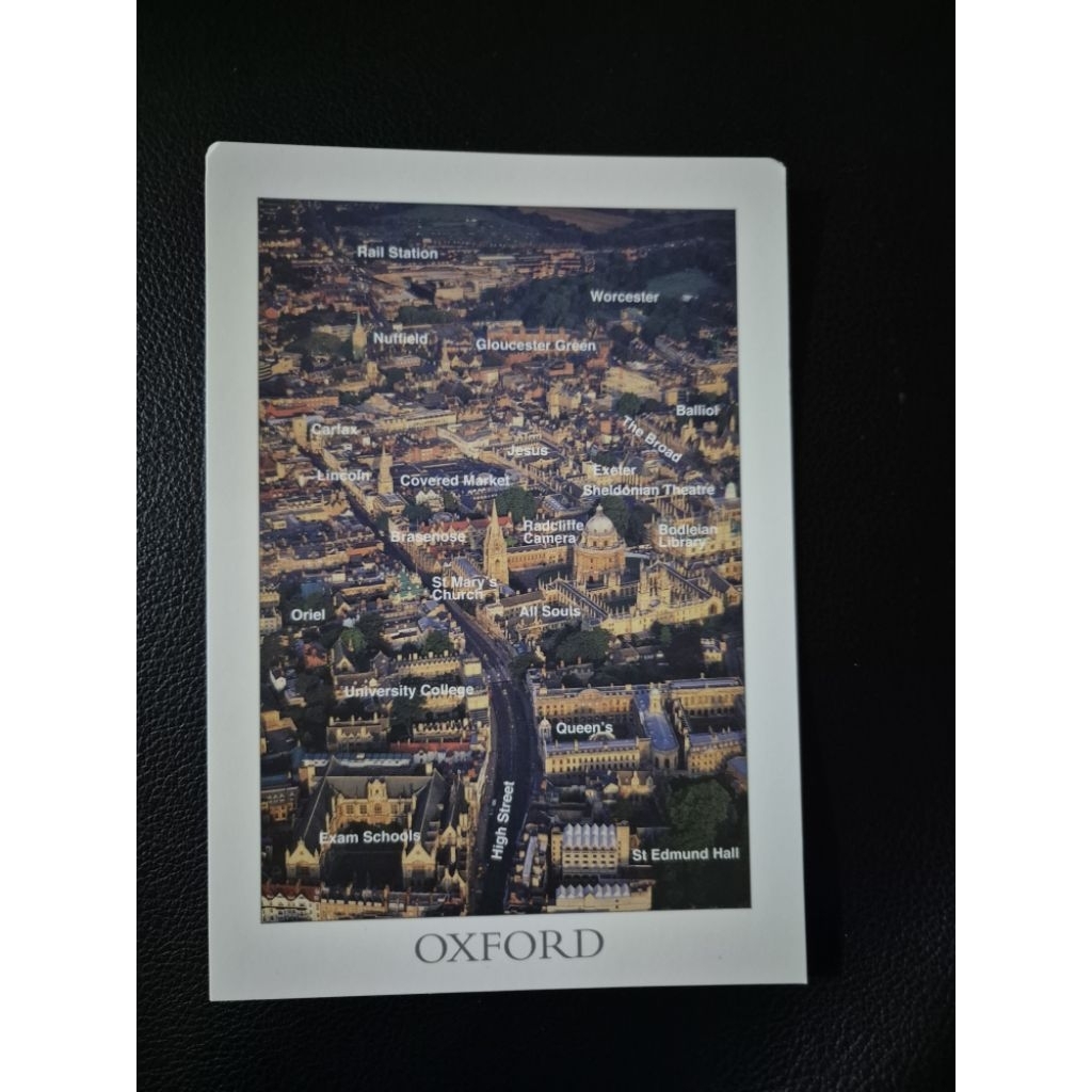 

kartu pos oxford inggris/oxford england postcard