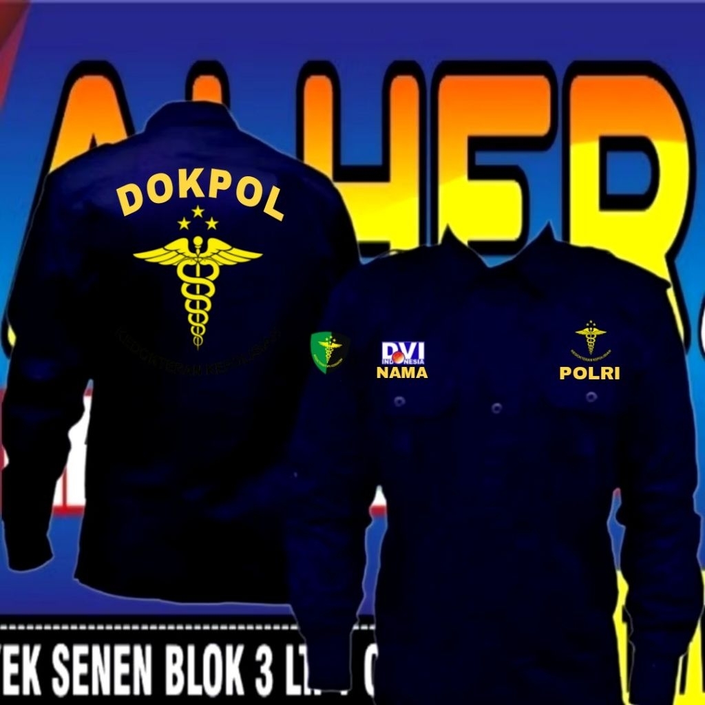 kemeja terbaru Dokpol baju Dokpol seragam Dokpol pdh Dokpol baju kerja Dokpol kemeja kerja Dokpol se