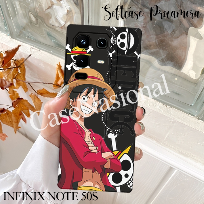 Silikon Infinix Note 50s - Note 50x - Note 50 - Note 50 Pro - Note 50 Pro Plus Motif one piece png  