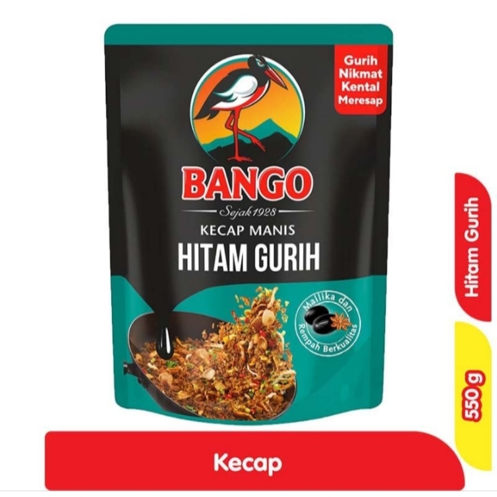 

BANGO Kecap Manis Hitam Gurih Refill 550 g