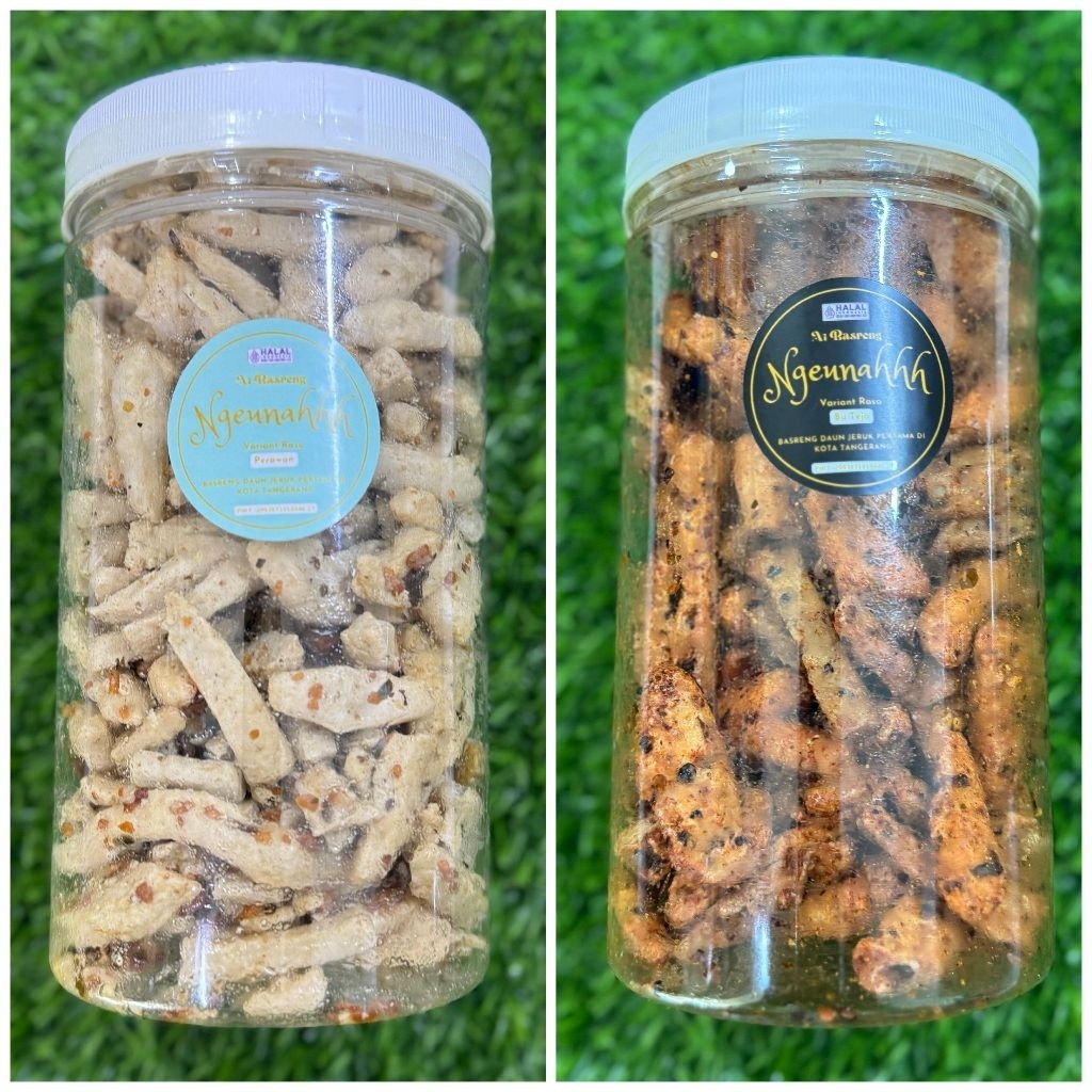 

Basreng ngeunah Toples ori dan pedas