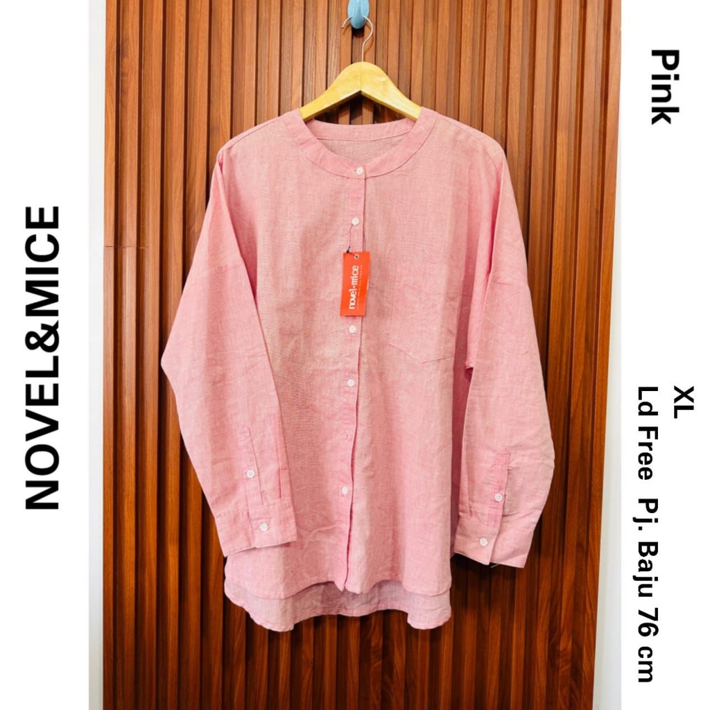 BLOUSE WANITA PINK POLOS