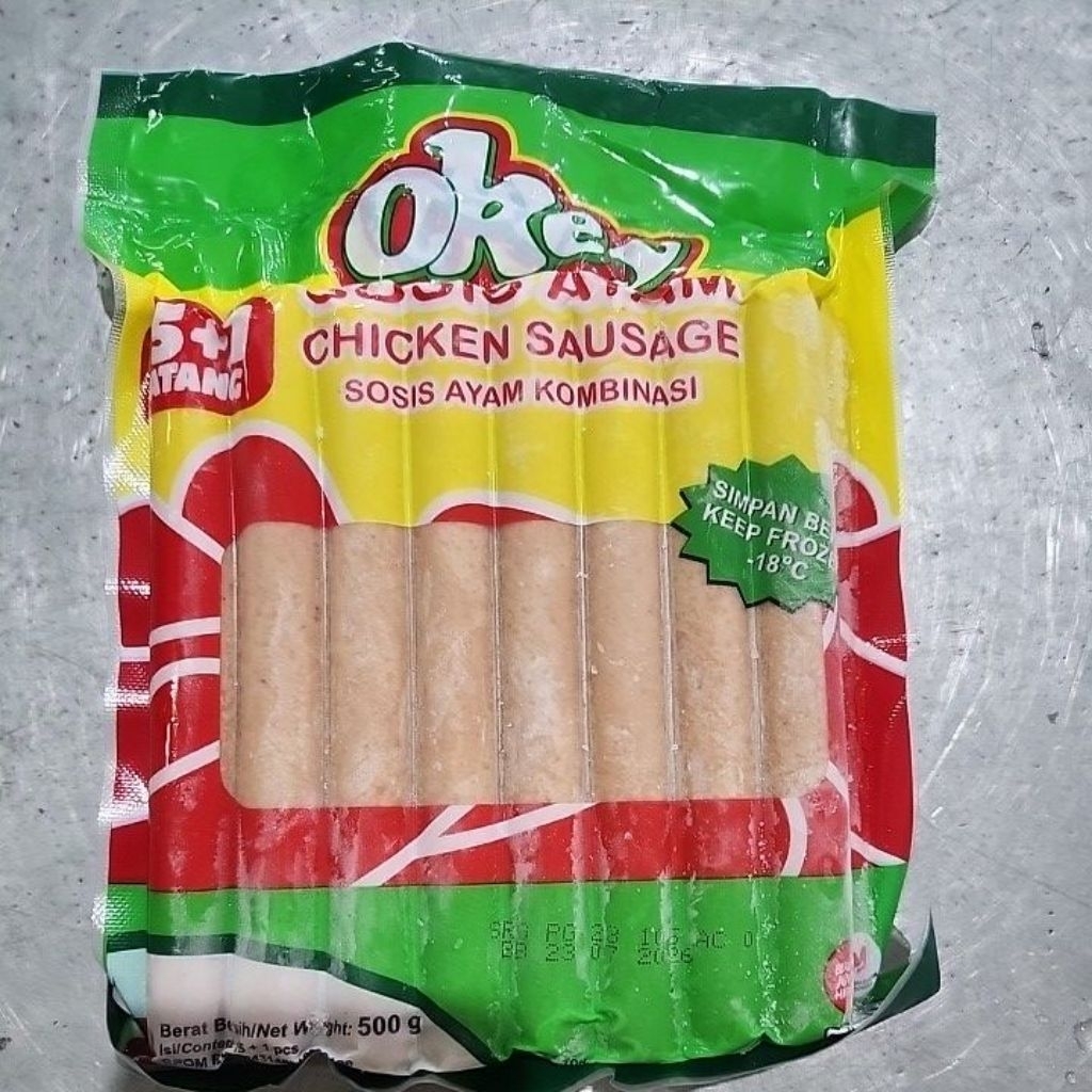 

OKEY SOSIS AYAM ISI 15 500GR