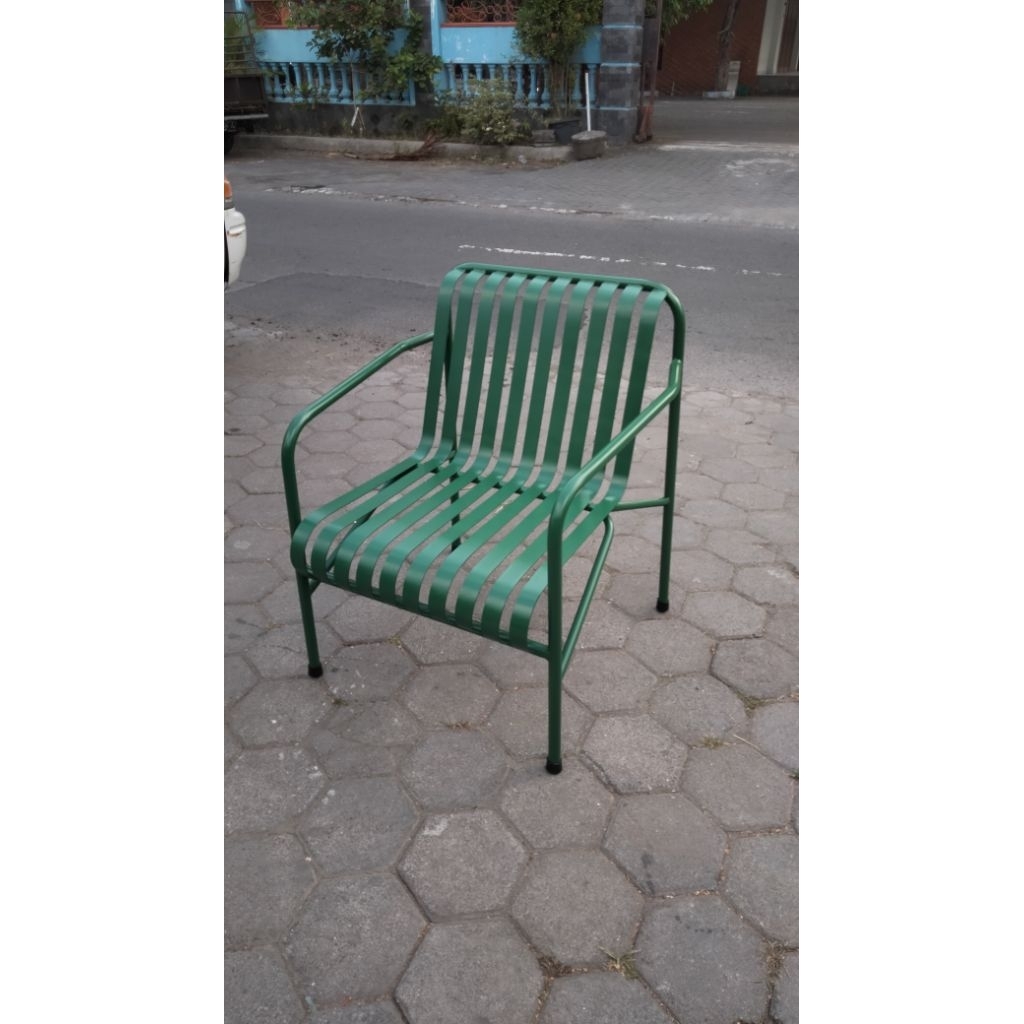 kursi besi palisade kursi taman outdoor