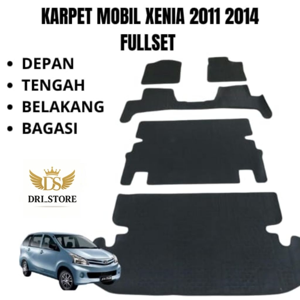 KARPET MOBIL XENIA 2011-2014 FULLSET