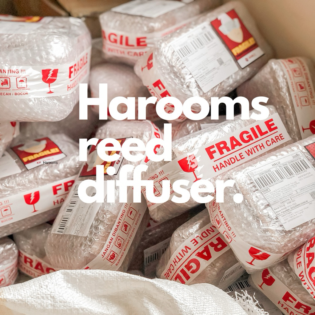 

H A R O O M S || Bubble wrap tambahan + Fragile