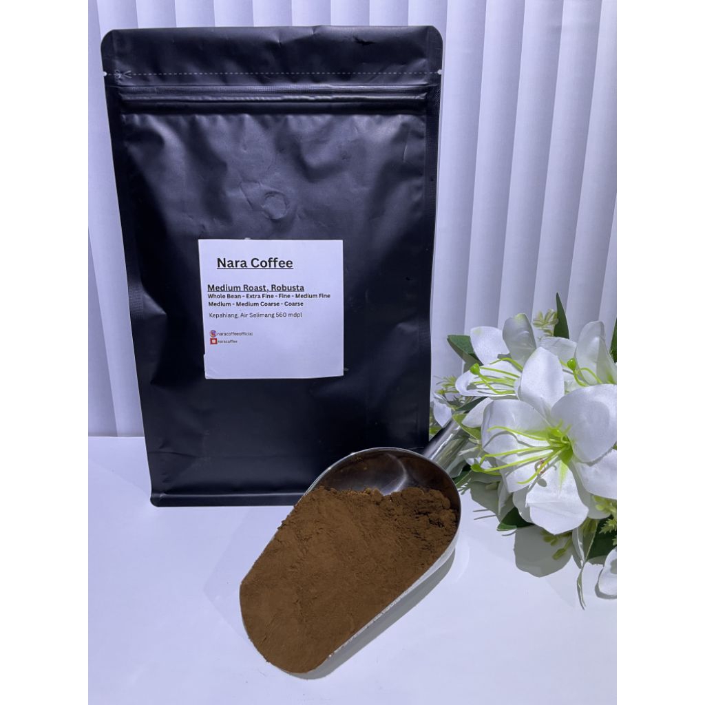 

Kopi Robusta Kepahiang - EXTRA FINE (bubuk sangat halus)1kg