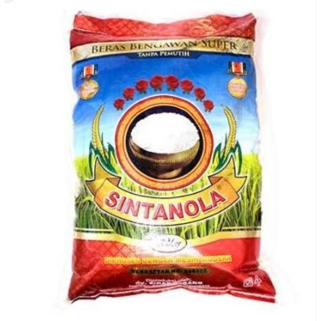 

Beras premium beras Sintanola 5kg X 5pcs
