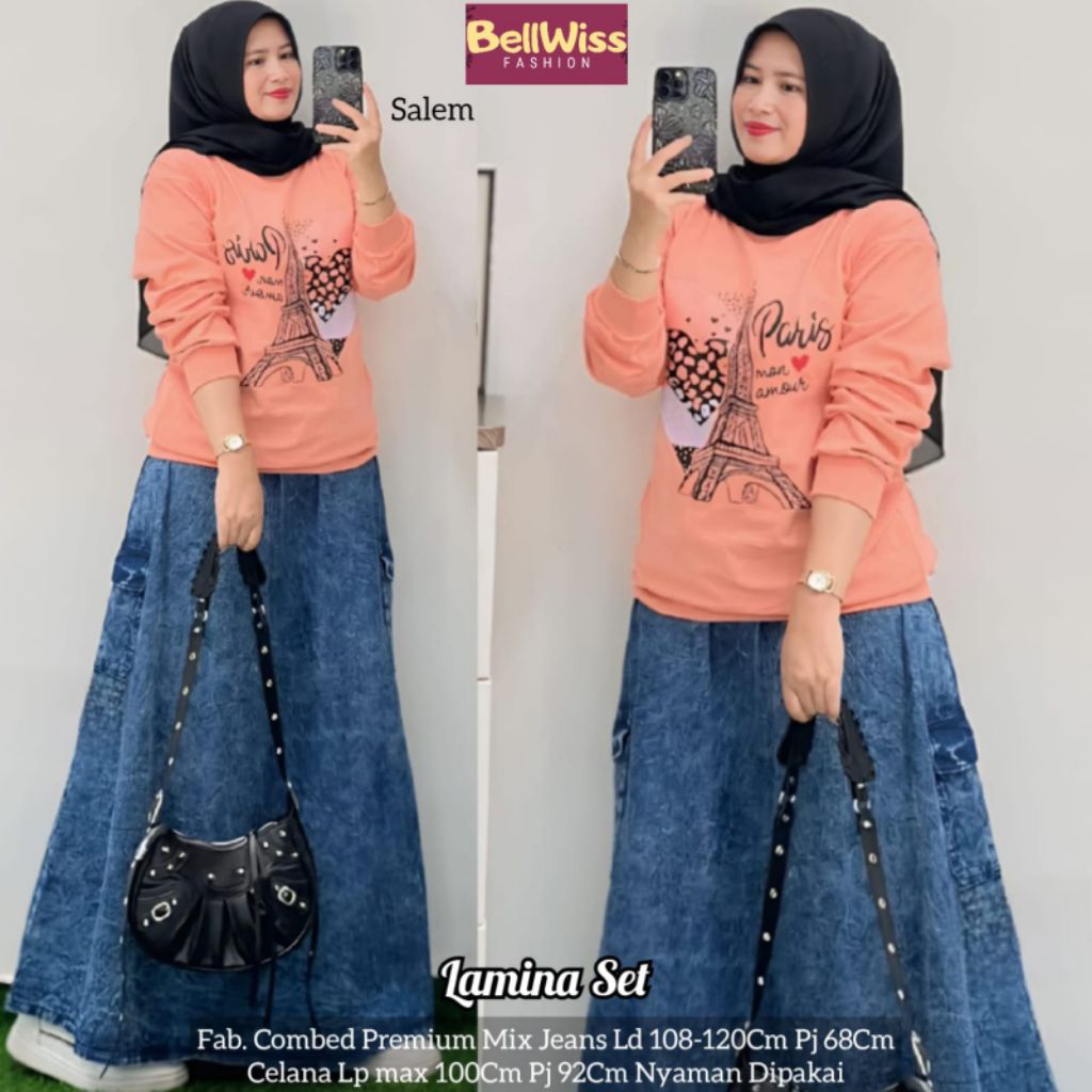 ROSSY SET JEANS // LAMINA SET JEANS ROK // GOOD SET JEANS // SEVEN SET JEANS by BELLWIS