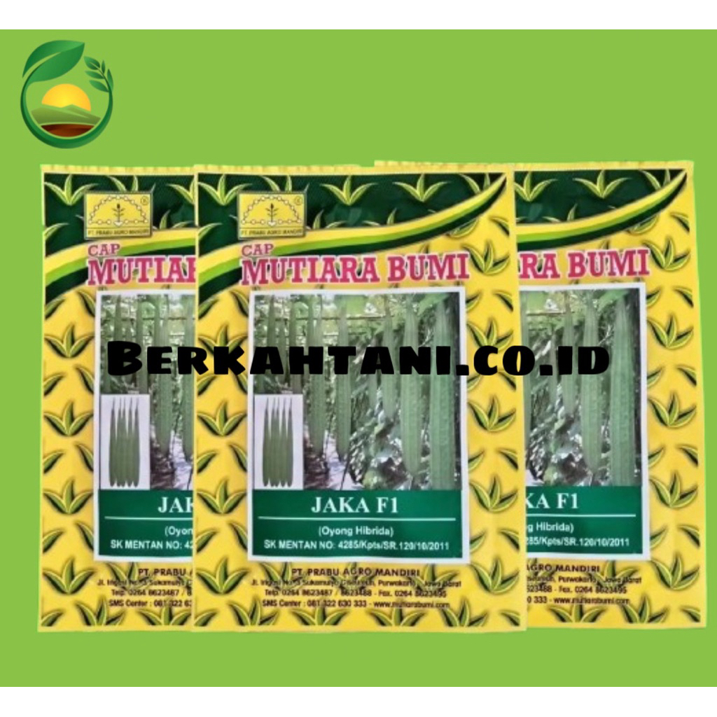 Benih Bibit JAKA F1 10gr Oyong Gambas Hibrida Cap MUTIARA BUMI