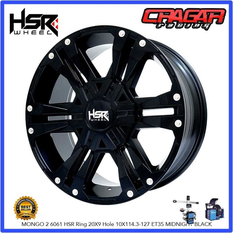 Velg Mobil Offroad Ring 20 Lubang 5 Untuk Jeep Rubicon Gladiator Jeep Grand Cherokee  - Hsr Mongo 2