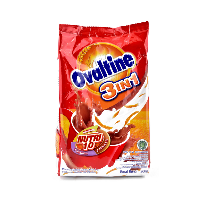 

Ovaltine 3in1 Susu Cokelat - 300gr