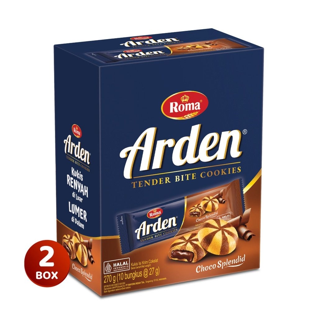 

Arden coklat isi 2 bok