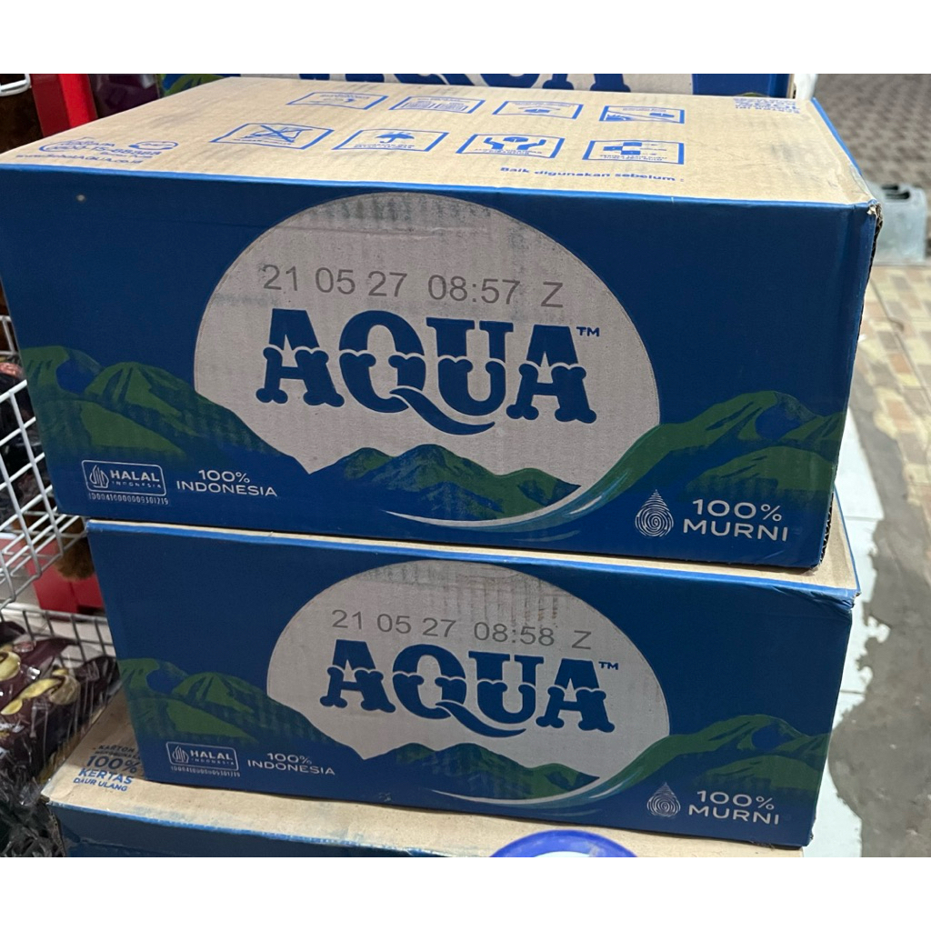 

Air mineral aqua 330ml 600ml 1.5l (instant)