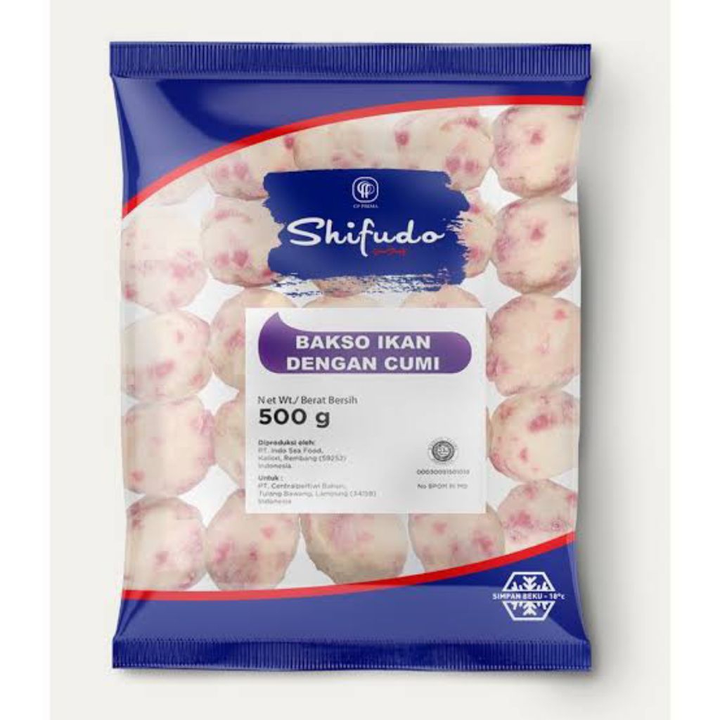 

Shifudo Bakso cumi 500 gr (Frozen Food)