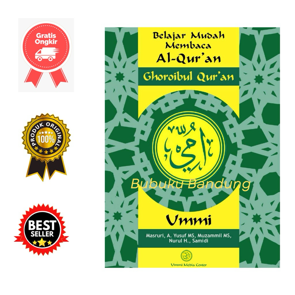 Buku Ummi Ghoroibul Qur’an ,ummi remaja dan dewasa &ummi tajwid dasar & ummi masruri paling best sel