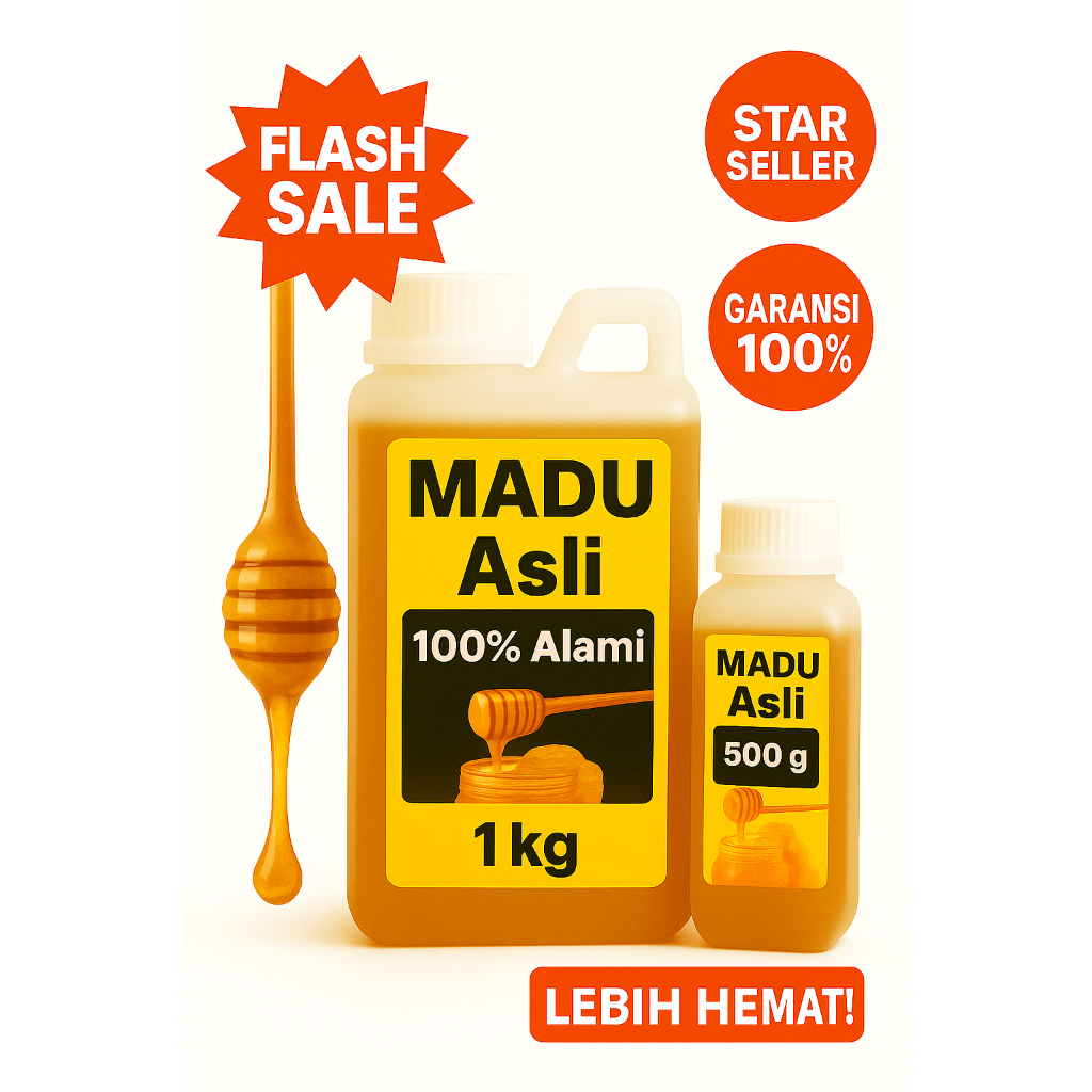 

[FLASH SALE] Madu Akasia Asli Riau 100% Murni – Garansi Uang Kembali – COD