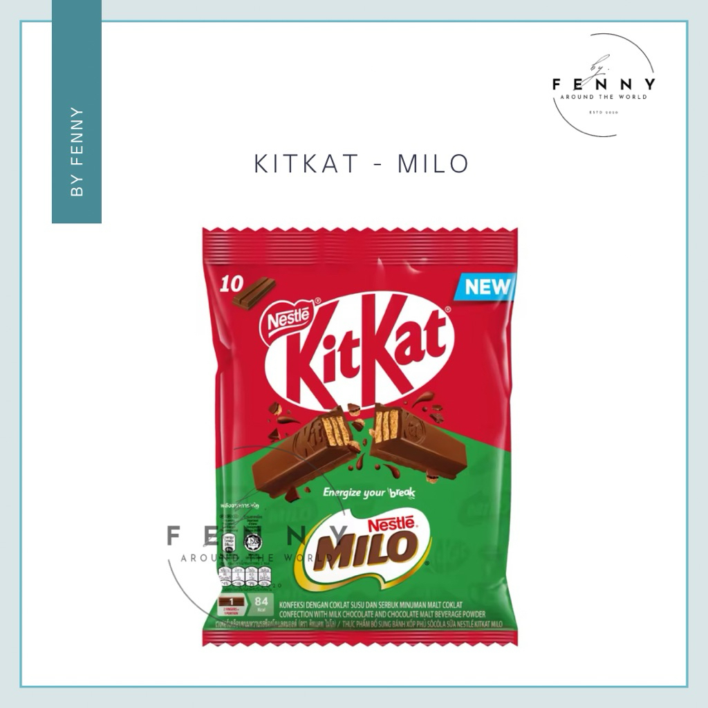 

KITKAT MILO - Snack Coklat Kitkat Milo - Original Malaysia