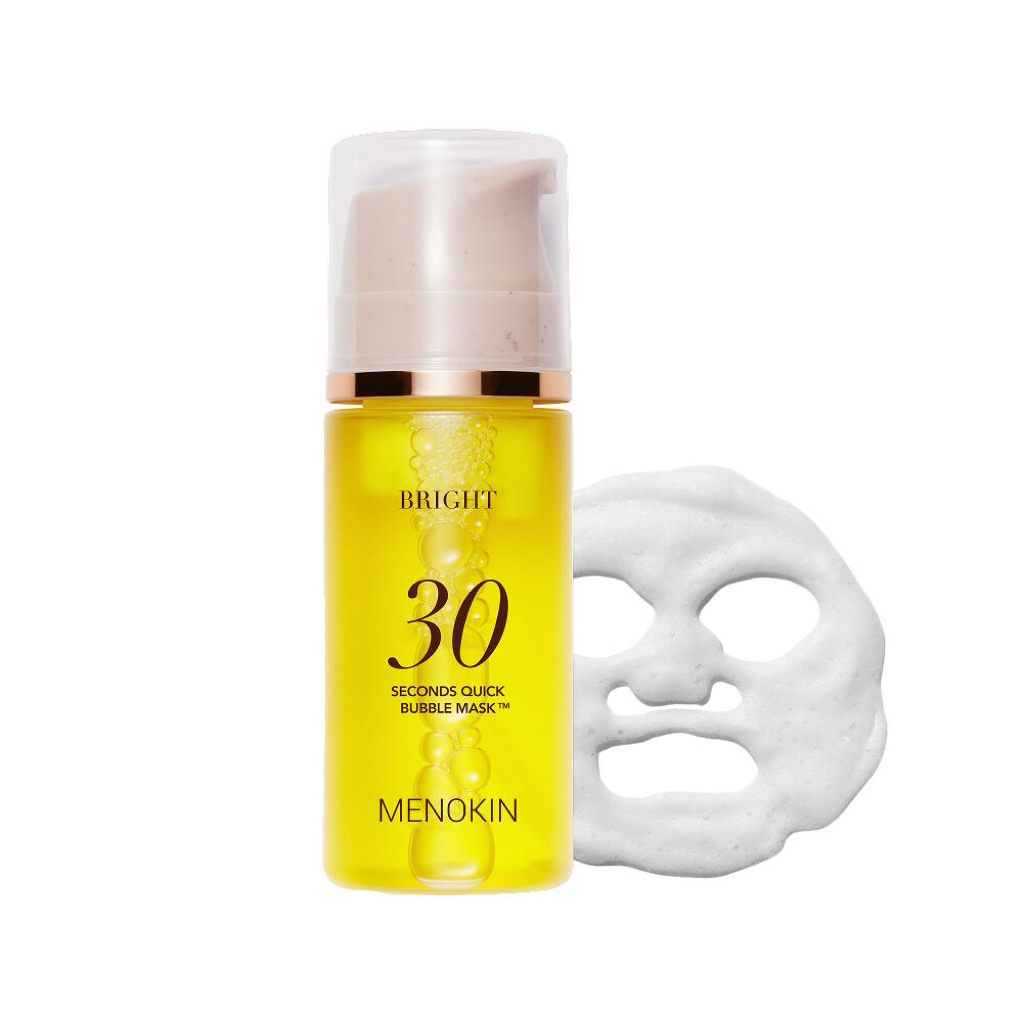 PO MENOKIN 30 Seconds Quick Bubble Mask Bright 95ml OLIVE YOUNG