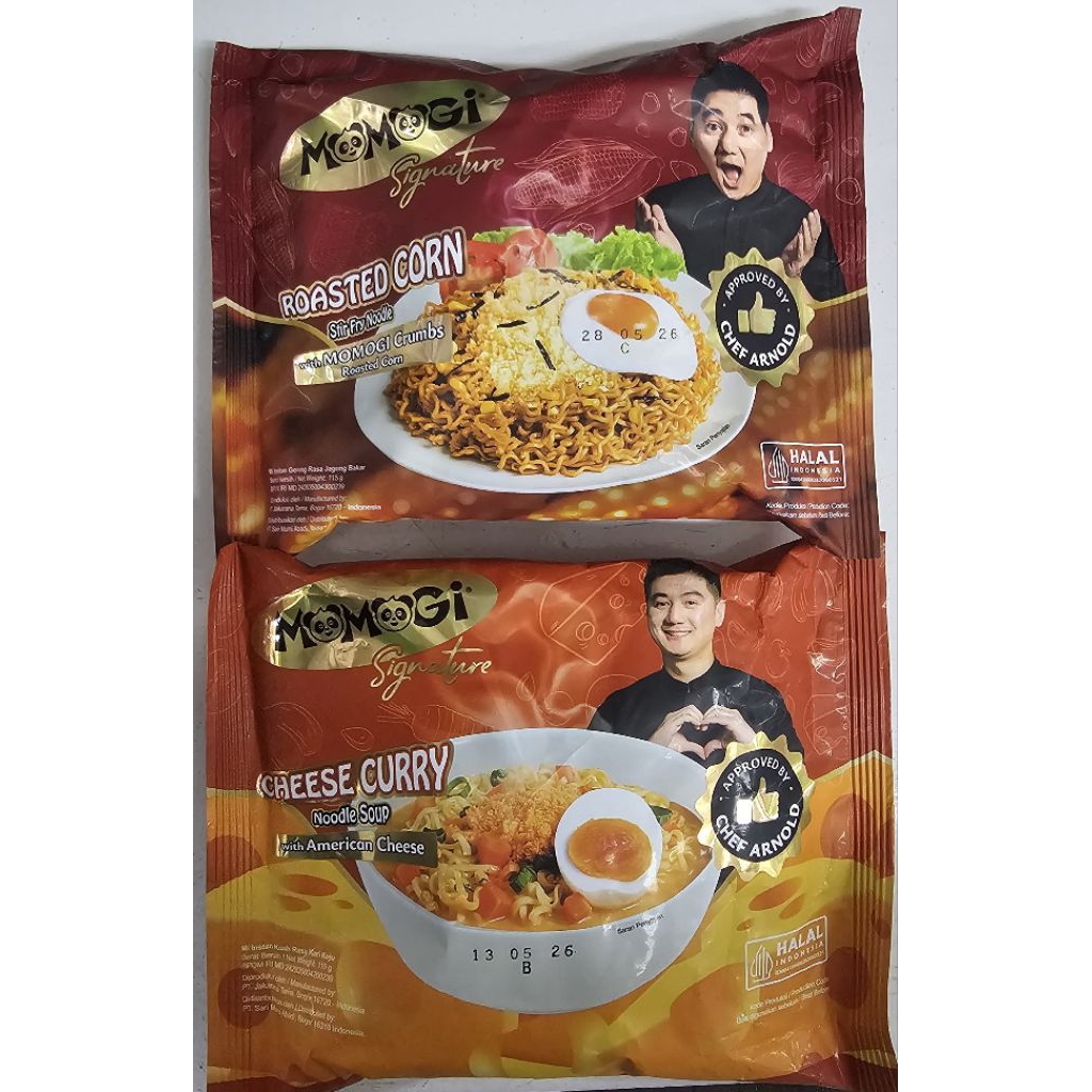 

momogi signature mie instan roasted corn & cheese curry