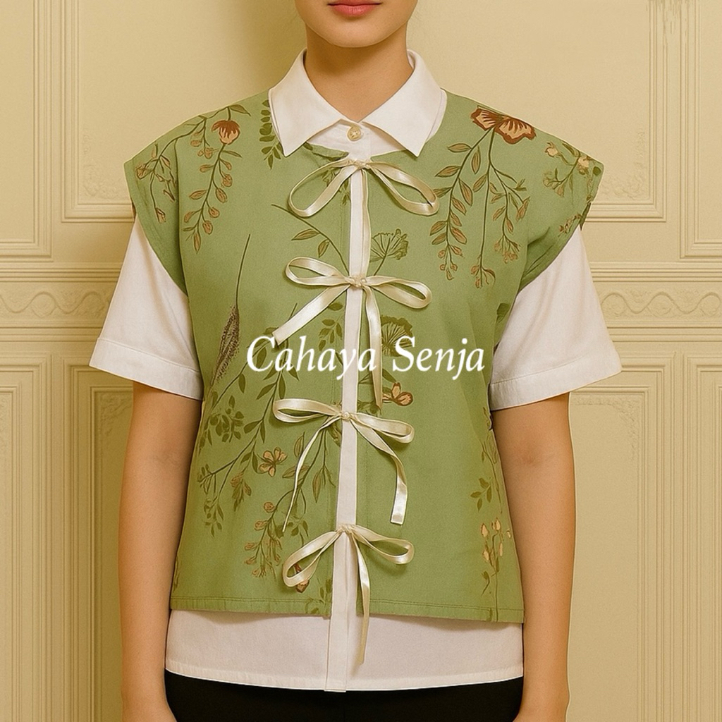 [NEW] Vest Batik Pita Motif