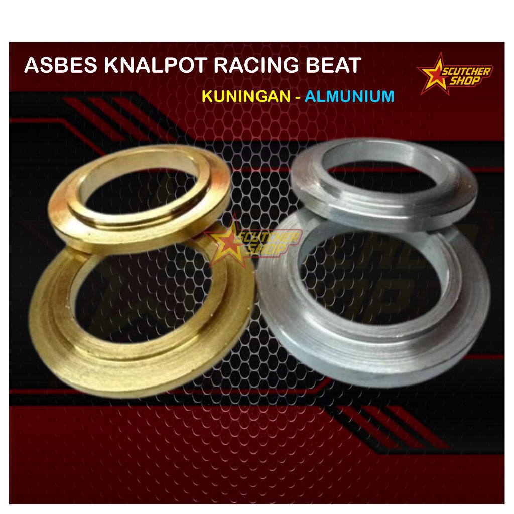 Asbes Knalpot Racing Beat Kuningan Dural Alumunium