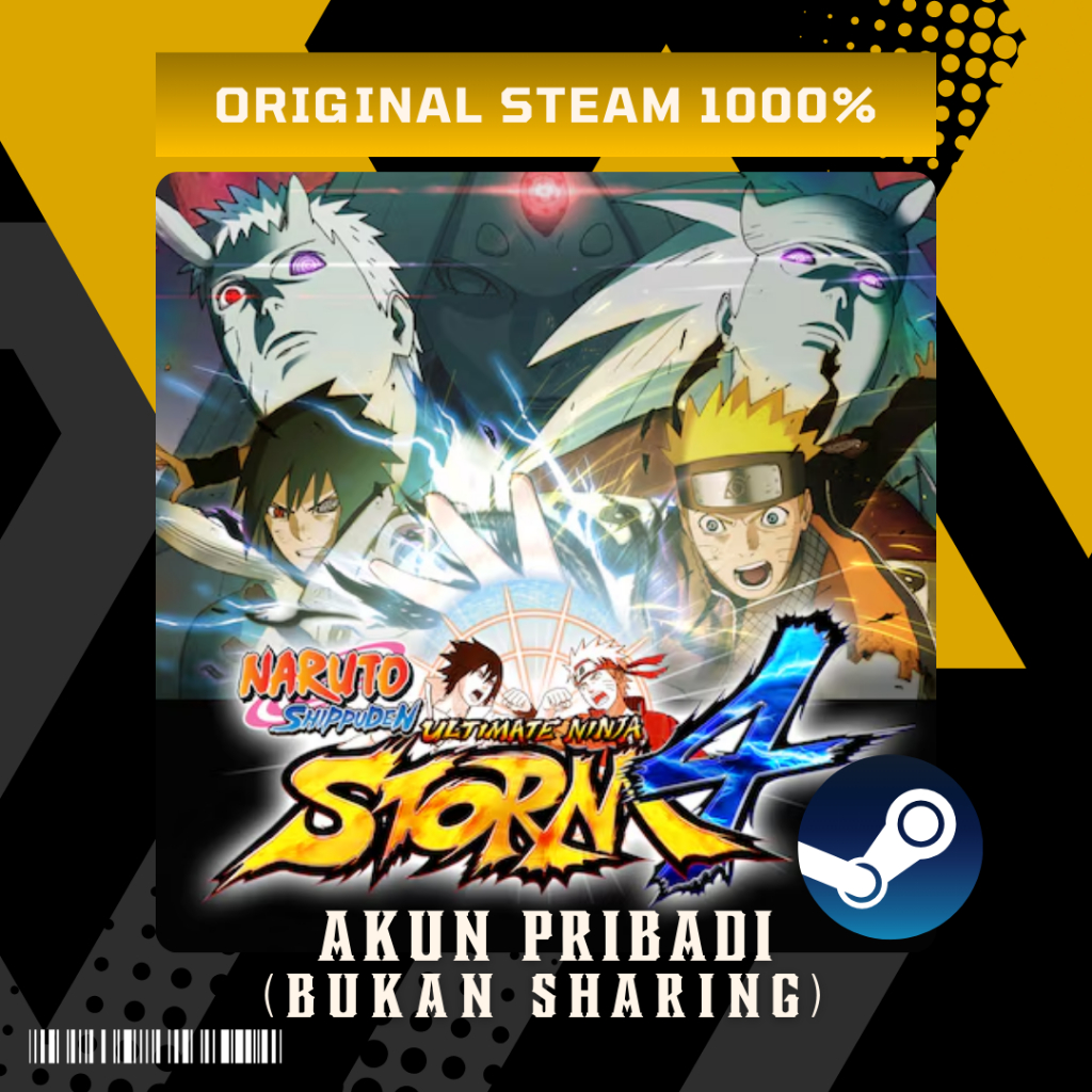Naruto Shippuden Ultimate Ninja Storm 4 – Game PC Steam (Original) | Full Update DLC | Masuk ke Akun