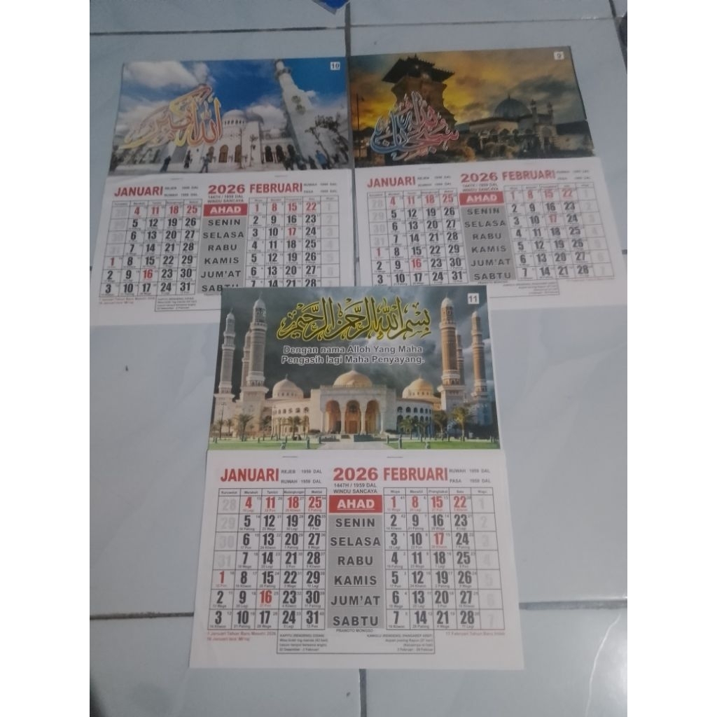 

Kalender 2026 WUKU (isi 6 lembar)
