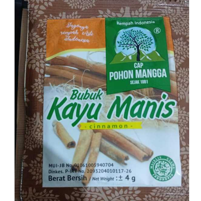 

Kayu Manis Bubuk cap Pohon Mangga