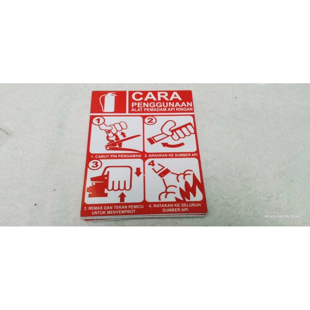 

stiker akrilik stiker peringatan stiker tempel