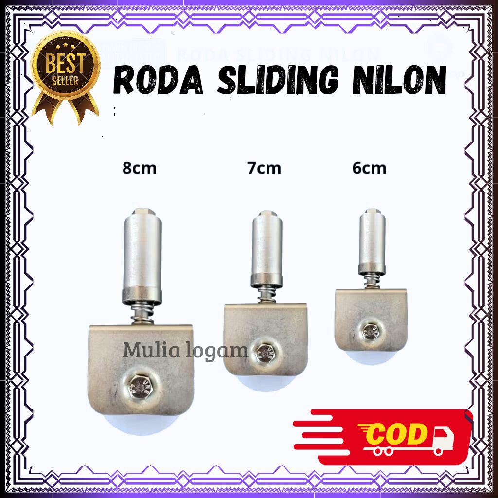Nimira_Amira Roda Sliding Nilon, Roda Pagar Sliding Nilon Roda Pagar Lrel Tikung