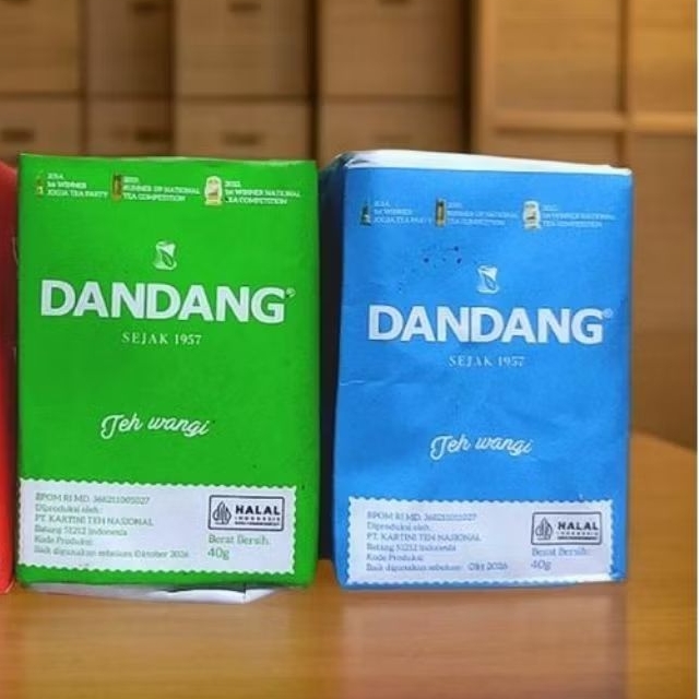 

Teh dandang tubruk hijau/biru per 1 pcs