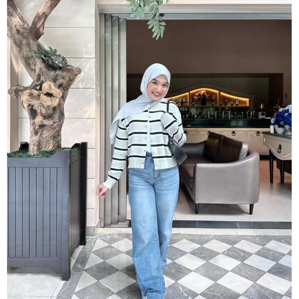 CANBERRA-(UNISEX)Highwaist Jeans Baggy Losse|Celana Jeans Baggy Wanita Retro|Jeans Wanita Premium